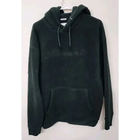 Abercrombie & Fitch Soft A&F Fleece Relaxed Hooded Woman's Medium 1287 - Picture 1 of 8